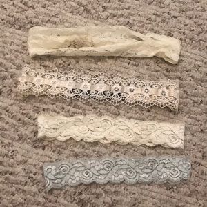 Lace headbands, good condition